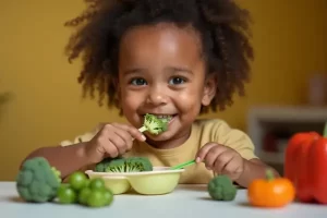 O Poder dos Vegetais Verdes: Papinhas com Espinafre, Couve e Brócolis