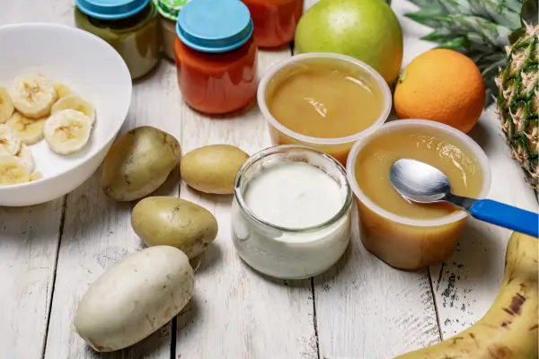 Textura de Purês em Cardápios Refrigerados para Bebês com Introdução Alimentar Lenta