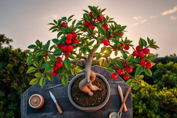Técnicas de Modelagem Japonesa em Bonsais de Acerola para Estilo Broom em Clima Subtropical