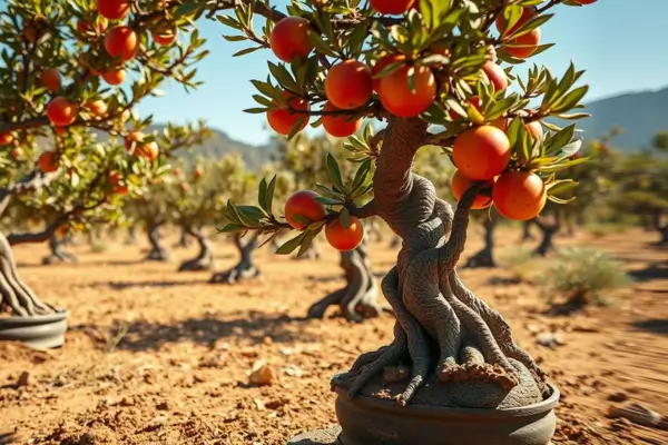 Métodos de Corte Avançado para Cicatrização em Frutíferas de Pomar Doméstico de bonsai em Regiões Secas